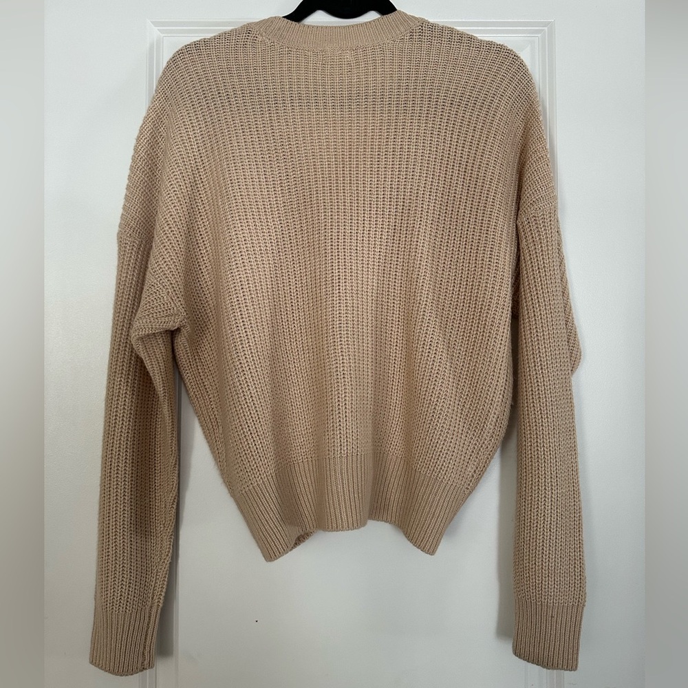 Garage Women's Beige Cardigan Sweater - Picture 2 of 2
